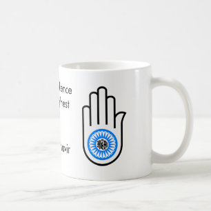 Jain räcka kaffemugg