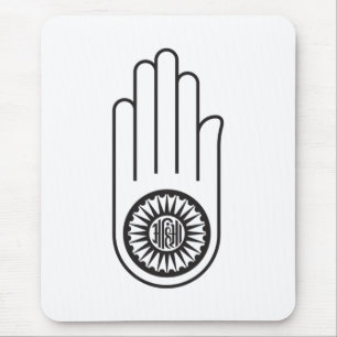 Jain Symbol of Ahimsa (Hand of Non-Violence) Musmatta