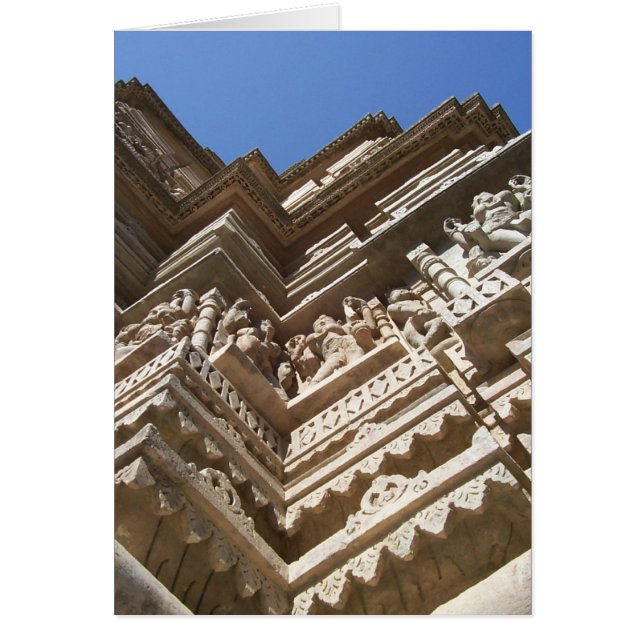 Jain tempel hälsningskort (Framsidan)