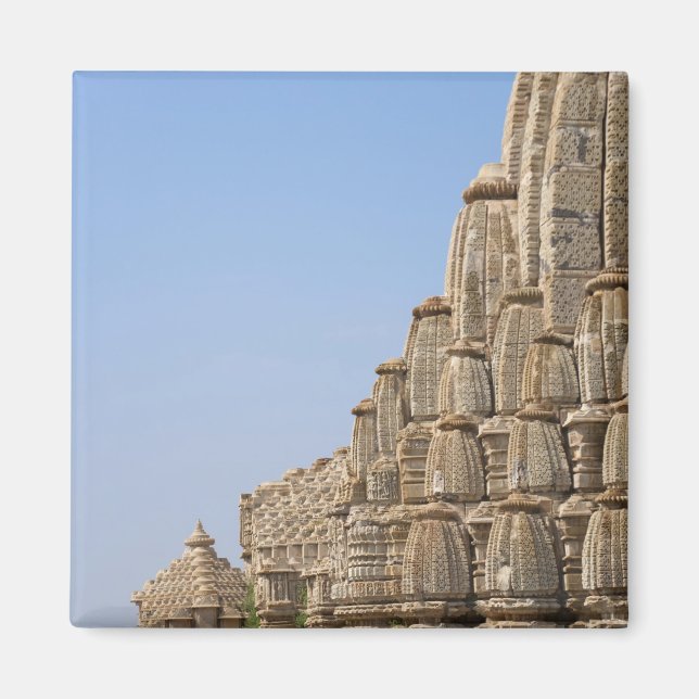 Jain temple i Chittorgarh Fort, Indien Magnet (Framsidan)