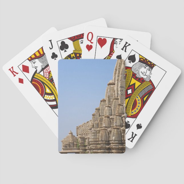 Jaintempel i Chittorgarh Fort, Indien Casinokort (Baksidan)