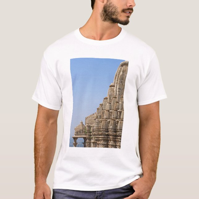 Jaintempel i Chittorgarh Fort, Indien T Shirt (Framsida)