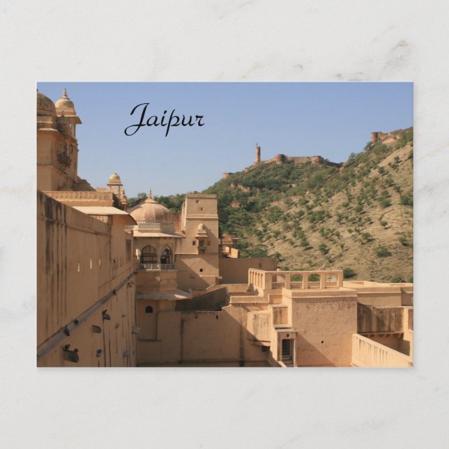 jaipur fort vykort (Framsida)