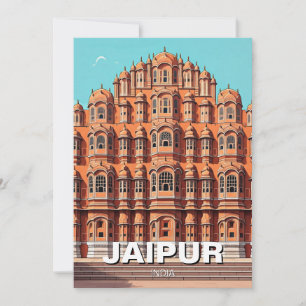 Jaipur Hawa Mahal Souvenir Julkort