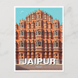 Jaipur Hawa Mahal Souvenir Vykort