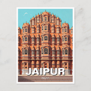 Jaipur Hawa Mahal Souvenir Vykort