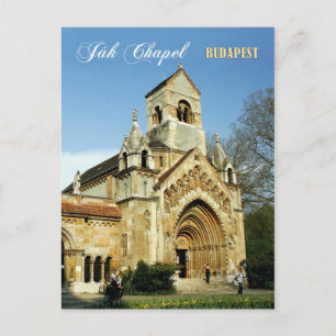 Ják Chapel, Vajdahunyad Castle, Budapest, Ungern Vykort