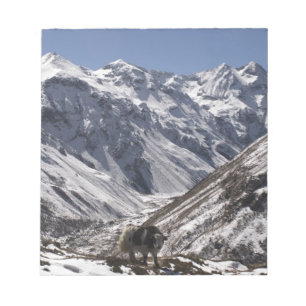 Jak nära Mt. Jhomolari, Jangothang Jigme Dorji Anteckningsblock