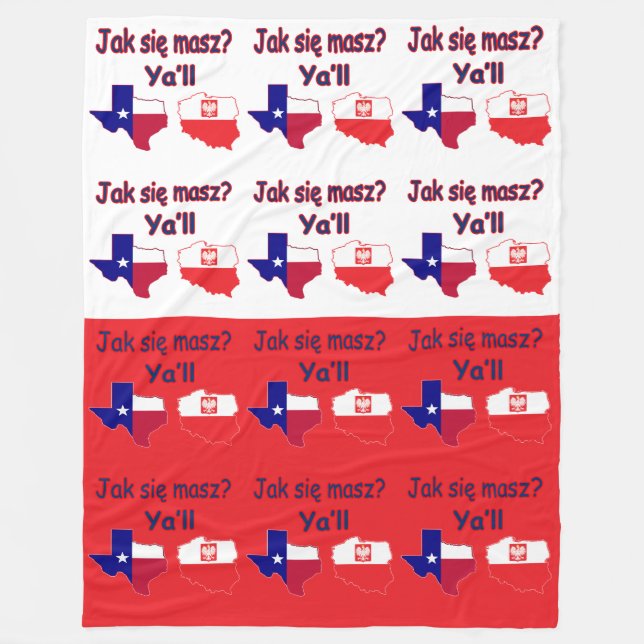 Jak Sie Mascz Ya'll Fleecefilt (Framsidan)