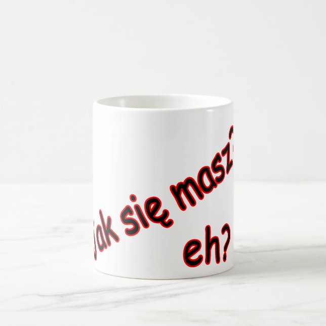 Jak Sie Masz, va? Vinkel Kaffemugg (Center)