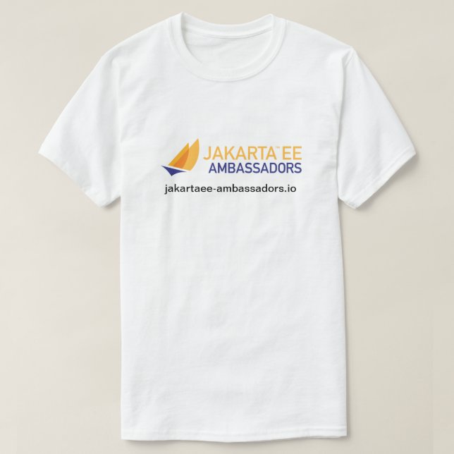 Jakarta EE-ambassadörer T-Shirt (Design framsida)