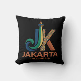 Jakarta Indonesien Sydostasien Kudde