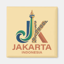 Jakarta Indonesien Sydostasien Magnet