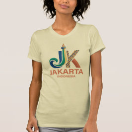 Jakarta Indonesien Sydostasien T Shirt