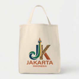 Jakarta Indonesien Sydostasien Tygkasse