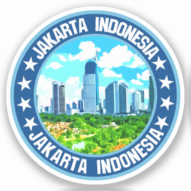Jakarta Klistermärken (Framsida)
