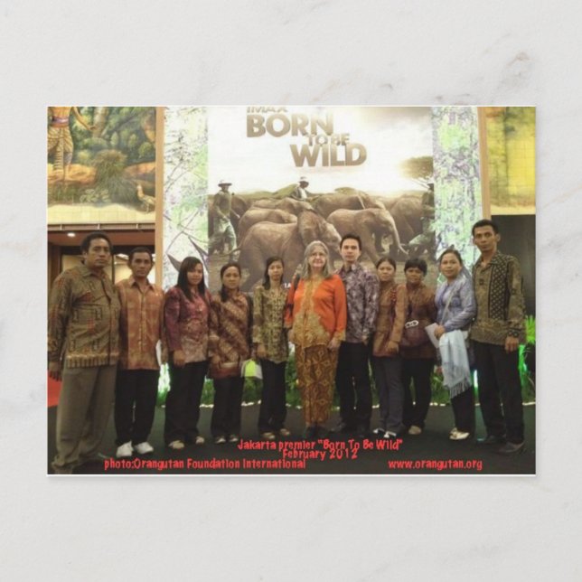 Jakarta Movie premiere Vykort (Framsida)