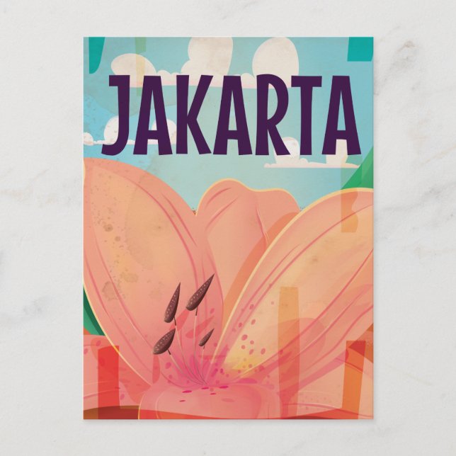 Jakarta Vintage Resemalannons Vykort (Framsida)