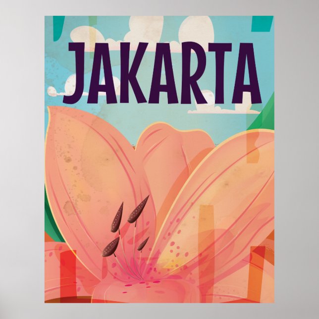 Jakarta Vintage resor Poster (Framsidan)
