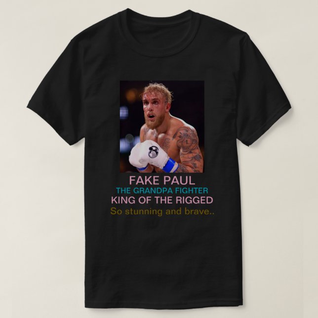 Jake Paul The farmpa fighter T Shirt (Design framsida)