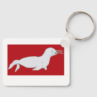 Jake Seal Metal Keyring Nyckelring