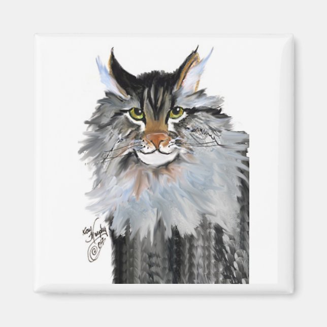 Jake the maine coon magnet (Framsidan)