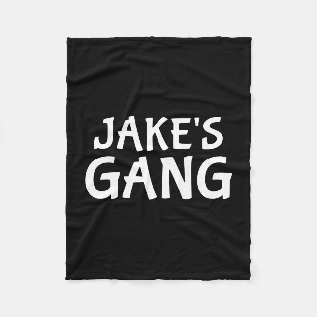 Jakes gäng förnamn jake möhippa bröllop fleecefilt (Framsidan)