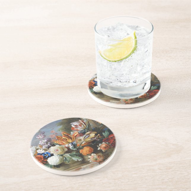 Jakob Bogdani Tulips Peonies och andra Flowers Underlägg (Sidan)