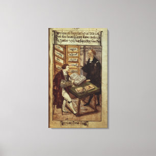 Jakob Fugger i hans kontor, 1518 Canvastryck