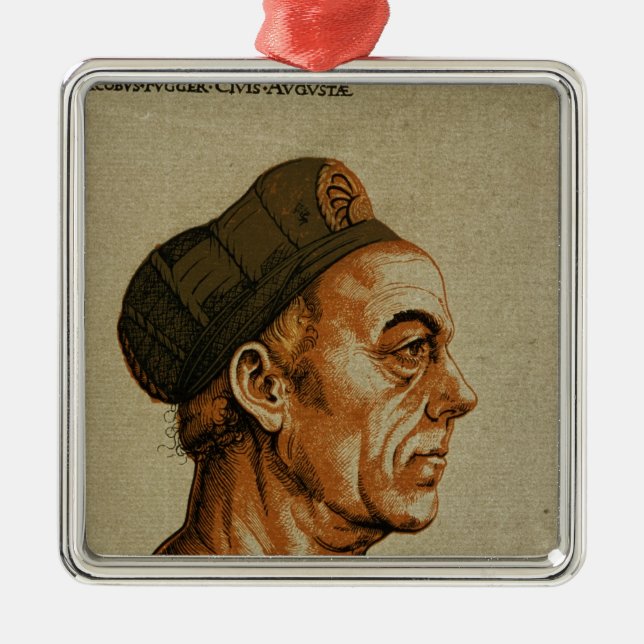 Jakob Fugger Julgransprydnad Metall (Framsidan)