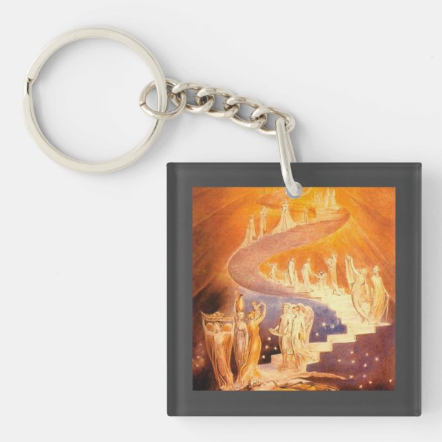 Jakobs dröm av William Blake  (Framsidan)