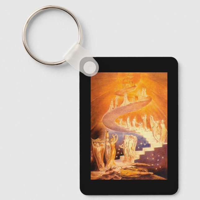 Jakobs dröm av William Blake  Nyckelring (Framsida)