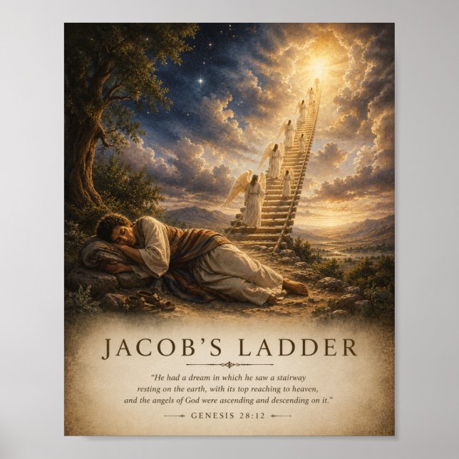 Jakobs Stege Bibel Affisch (Framsidan)