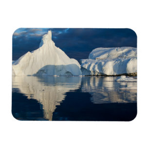 Jakobshavn glaciären Disko Bay Ilulissat, Grönland Magnet