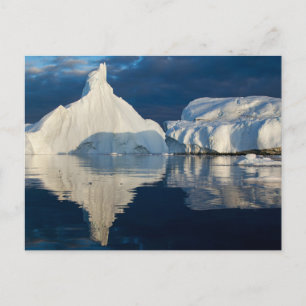Jakobshavn glaciären Disko Bay Ilulissat, Grönland Vykort