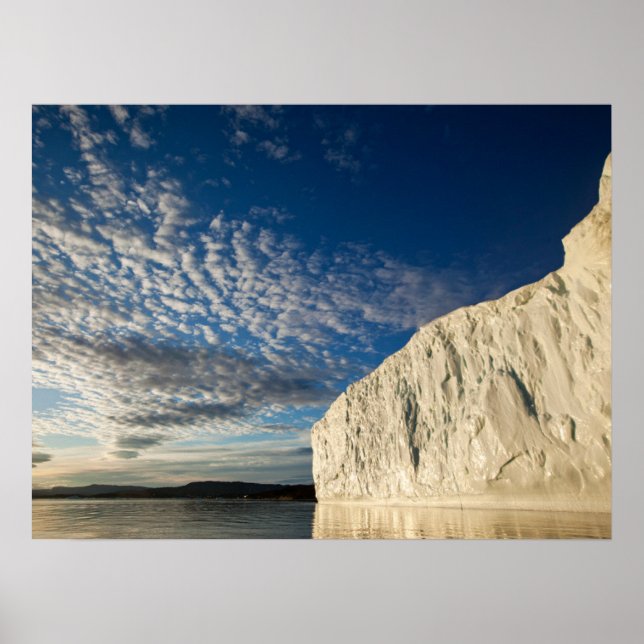 Jakobshavn glaciären i Disko Bay Poster (Framsidan)