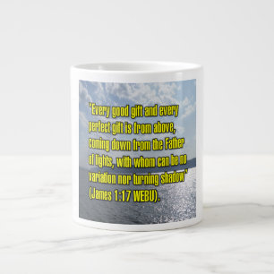 Jakobus 1:17 WEBU Mugg Jumbo Mugg