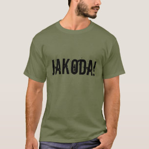 JAKODA! T-tröja för kommando för Reb bruntstrej Tee