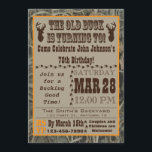 Jakt 70:e födelsedagsinbjudan till Camo Inbjudningar<br><div class="desc">Jakt på 70:e födelsedagsinbjudan med kamerabakgrund. Att kasta en 70:e födelsedagsfest till jägare? Det är perfekten inbjudan! Feature hjort head mount och jägarens orange accent färg.</div>