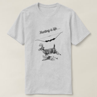 Jakt är livbock och arkitektur i Skogen T Shirt