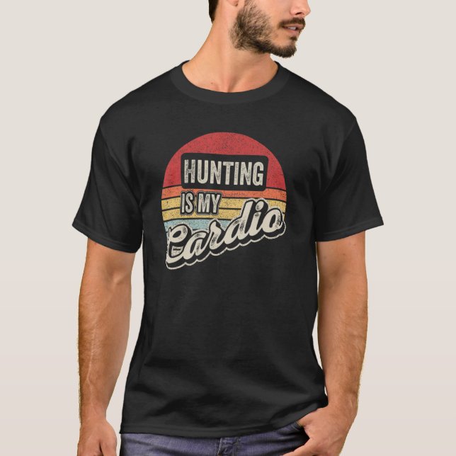 Jakt är min Vintage Retro Hunting T Shirt (Framsida)
