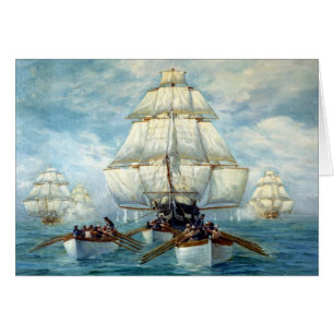 Jakt av konstitutionen, Juli 1812 Hälsningskort