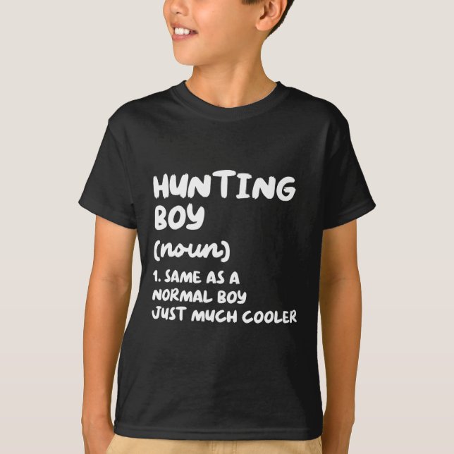 Jakt Boy Definition Funny T Shirt (Framsida)