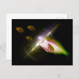 Jakt Dinner X-Ray Fish 4 Vykort