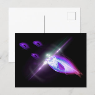 Jakt Dinner X-Ray Fish 6 Vykort