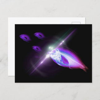 Jakt Dinner X-Ray Fish 6 Vykort