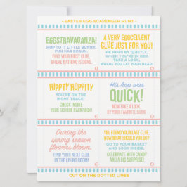 Jakt för påskmorgonScavenger Julkort