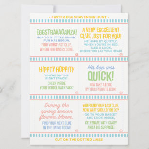 Jakt för påskmorgonScavenger Julkort
