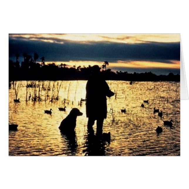 Jakt Hälsningskort (Framsidan Horizontal)