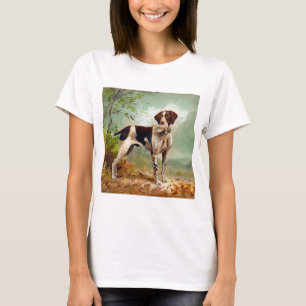 Jakt hund med fågel i munnen t shirt